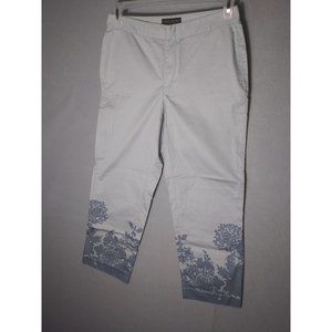 Banana Republic Harrison Light Gray Capri Women's Size 6